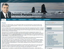 Tablet Screenshot of dennispurvine.com